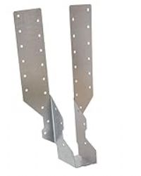 BPC Fixings Galvanised Standard Leg Timber to Timber Joist Hanger 10-Piece Set, 38 mm Width, Silver