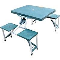 Alfresco Folding Aluminium Picnic Table, none