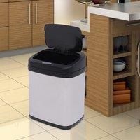 Stainless Steel Automatic Sensor Dustbin Rubbish Waste Bin Kitchen Trash Can New