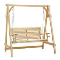 Outsunny Porch Swing with Stand Outsunny  - Beige