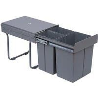 Recycle Waste Bin 30/40L Sorter Recycling Pull Out & Soft Close Kitchen Cabinet