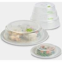 VonShef 5 pieces of microwave hood, microwave dish covers/splash guard cover with ventilation