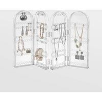 Beautify Earring Holder Clear Stand Jewellery Travel Foldable Display Organiser
