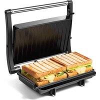 VonShef 2 Slice Sandwich Toaster Toastie Maker Panini Press & Health Grill 1500W