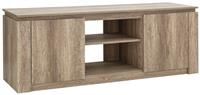 Home Source A286Canyon TV Unit - Unique 3D Design Oak Finish