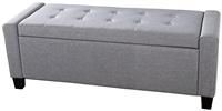 Verona Ottoman Bench Blanket Box - Fabric