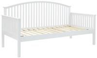 MADRID TRADITIONAL WOODEN 3FT SINGLE DAY BED FRAME TRUNDLE GUEST BEDSTEAD WHITE