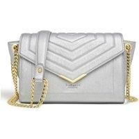 Kensington Silver Vegan Cross-Body Bag