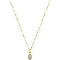 Enigma Gold Plated Sterling Silver Necklace