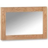 Julian Bowen Marlborough Wall Mirror, Oak
