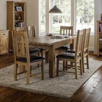 Julian Bowen Astoria Extending Dining Table, Oak