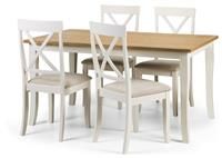 Julian Bowen Davenport 150Cm Dining Table And 4 Chairs