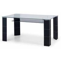 Greenwich Dining Table Glass and Black