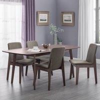 Julian Bowen Kensington Extending Dining Table, Walnut