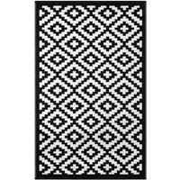 Green Decore 180 x 270cm Reversible Outdoor Rug - Black/White