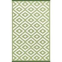 Green Decore Rug, Leaf Green/Ivory, 120 x 180 cm