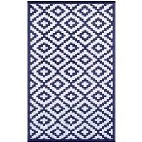 Green Decore Rug, Powder Blue/White, 120 x 180 cm