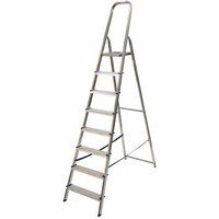 Aluminium Folding Platform Step Ladders in 3,4,5,6,7 & 8 Treads Platform Steps