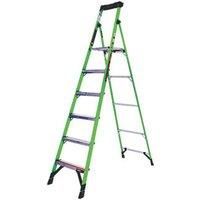 Little Giant 6 Tread Mighty Lite Hi-viz Grp Fibreglass Step Ladder