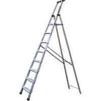 Aluminium Maxi Platform Step Ladder | Large 110mm Deep Treads TB Davies Steps