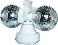 Twin Rotating Multicolour LED Double Disco Ball Lamp Good used condition unboxed