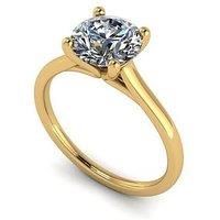 Moissanite Lady Lynsey 9Ct Gold 1Ct Total Moissanite Trilogy Bridal Set