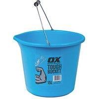 P112315 Pro Tough 15 Litre Bucket with High Rubber Content - OX
