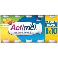 Actimel Multifruit Family Pack 10 x 100g (1kg)