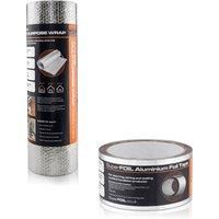 SuperFOIL Multipurpose Insulation 0.6m x 7.5m and Foil Tape Set