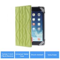Techair 7-inch Flip & Reverse Universal Tablet Case in Green & Grey - TAXUT020