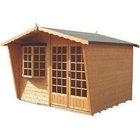 Shire Sandringham 10' x 10' (Nominal) Apex Timber Summerhouse (895TJ)