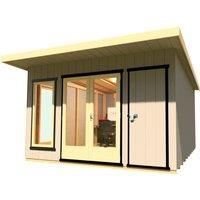 Shire Cali Home Office 12 ft x 12 ft With Side Shed