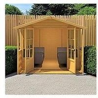 Shire Delmora 8 ft x 10 ft Summerhouse With Veranda