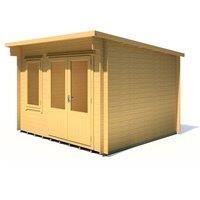 Shire Edgefield 11 ft x 10 ft Log Cabin