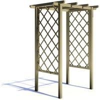 Shire Pressure Treated Arch Trellis Pergola