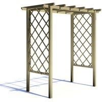 Shire Pressure Treated Arch Trellis Pergola