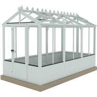 Shire 6 ft x 12 ft Holkham Greenhouse Painted Blue