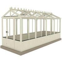 Shire 6 ft x 16 ft Holkham Greenhouse Painted Green