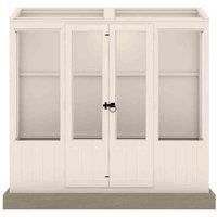 Shire 7 ft x 2 ft Holme Greenhouse Painted Pink