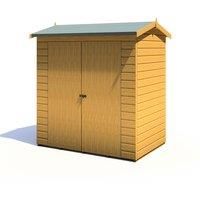 Shire Lewis 4 ft x 6 ft Reverse Apex Style Handmade Garden Shed
