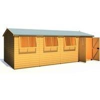 Shire Atlas Reverse Workshop Shed 10x20ft w/ Double Doors