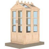 4x4 Shire Hemsby Wooden Greenhouse with Muti-access