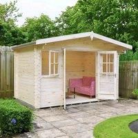 Shire Clipstone 12 ft x 8 ft Log Cabin
