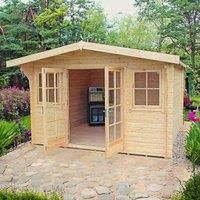 Shire Clipstone 12 ft x 12 ft Log Cabin