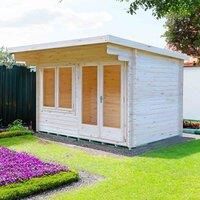 Shire Belgravia 3.6m x 2.4m Log Cabin (28mm)