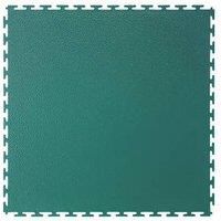 Ecotile E500/7 Interlocking Floor Tile Green 500 x 500mm 4 Pack (665RV)