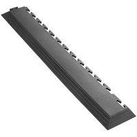 Ecotile E500/7 Interlocking Corner Edge Ramp Black 590 x 90mm 2 Pack (298RV)