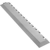 Ecotile E500/7 Interlocking Corner Edge Ramp Light Grey 590 x 90mm 2 Pack (342RV)