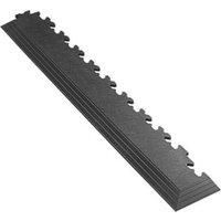 Garage Floor Tile Company X Joint Interlocking Corner Edge Ramp Black 587 x 90mm 2 Pack (838RV)