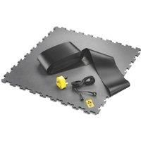 Ecotile ESD X-Joint Interlocking Floor Tile Dark Grey 5mm (247YU)
